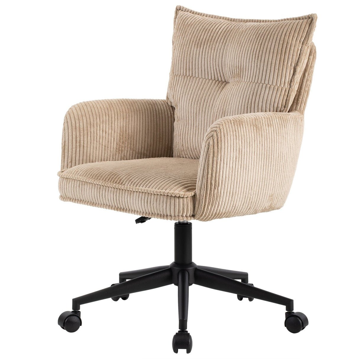 Harbour Office Chair Cream Corduroy