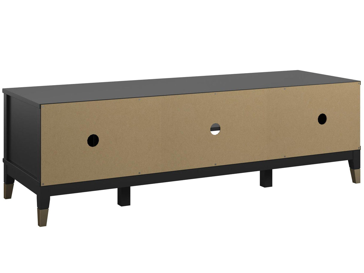 CosmoLiving Westerleigh TV Stand for TVs up to 65" Black/Gold