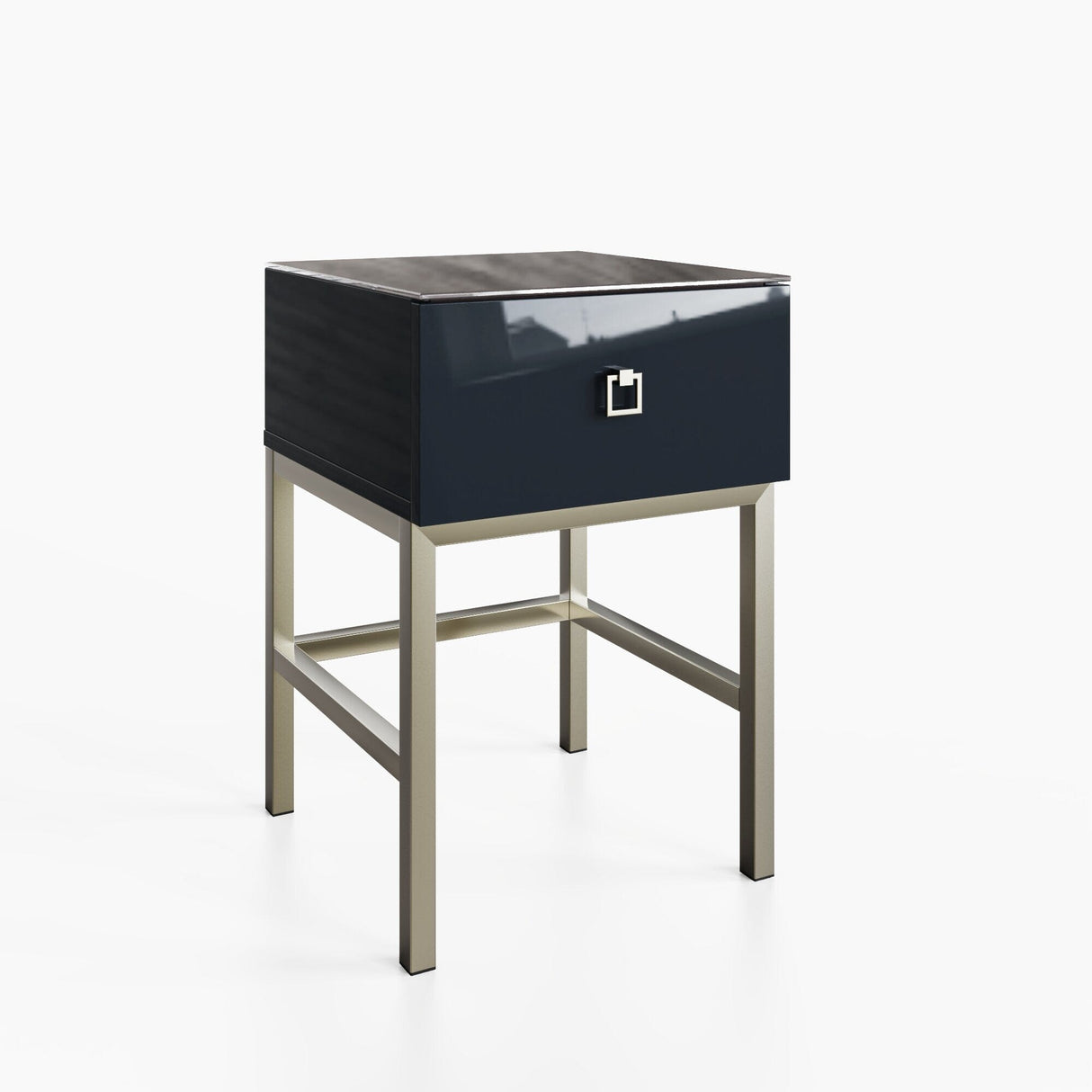 Frank Olsen LYRA Lamp Table Midnight Black 900mm