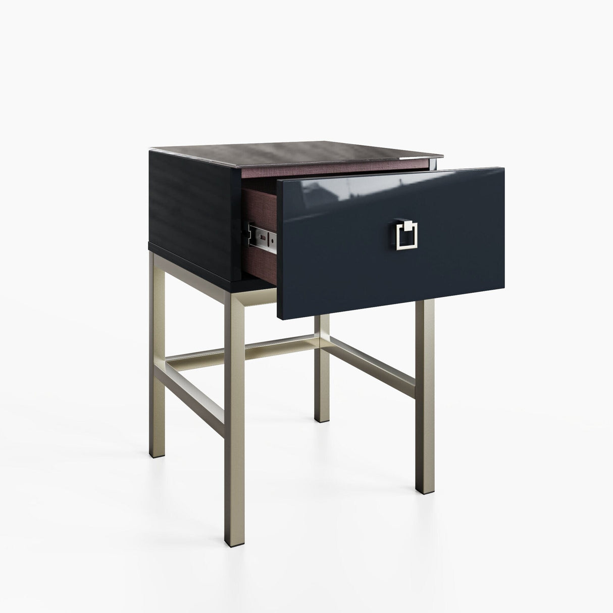 Frank Olsen LYRA Lamp Table Midnight Black 900mm