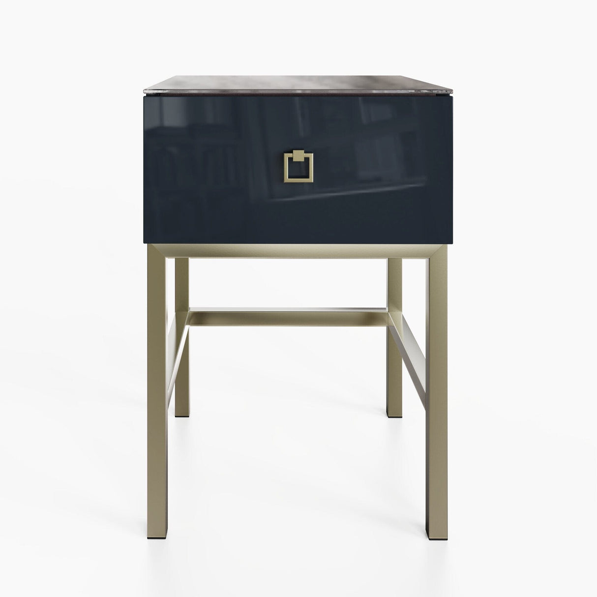 Frank Olsen LYRA Lamp Table Midnight Black 900mm