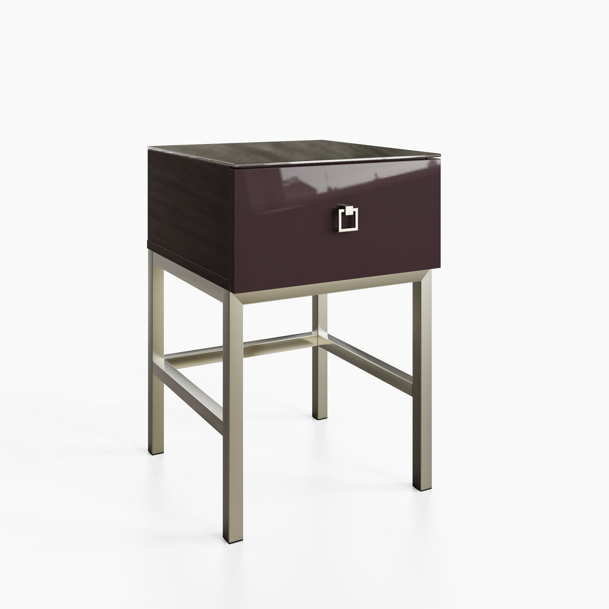 Frank Olsen LYRA Lamp Table Plum Black 900mm