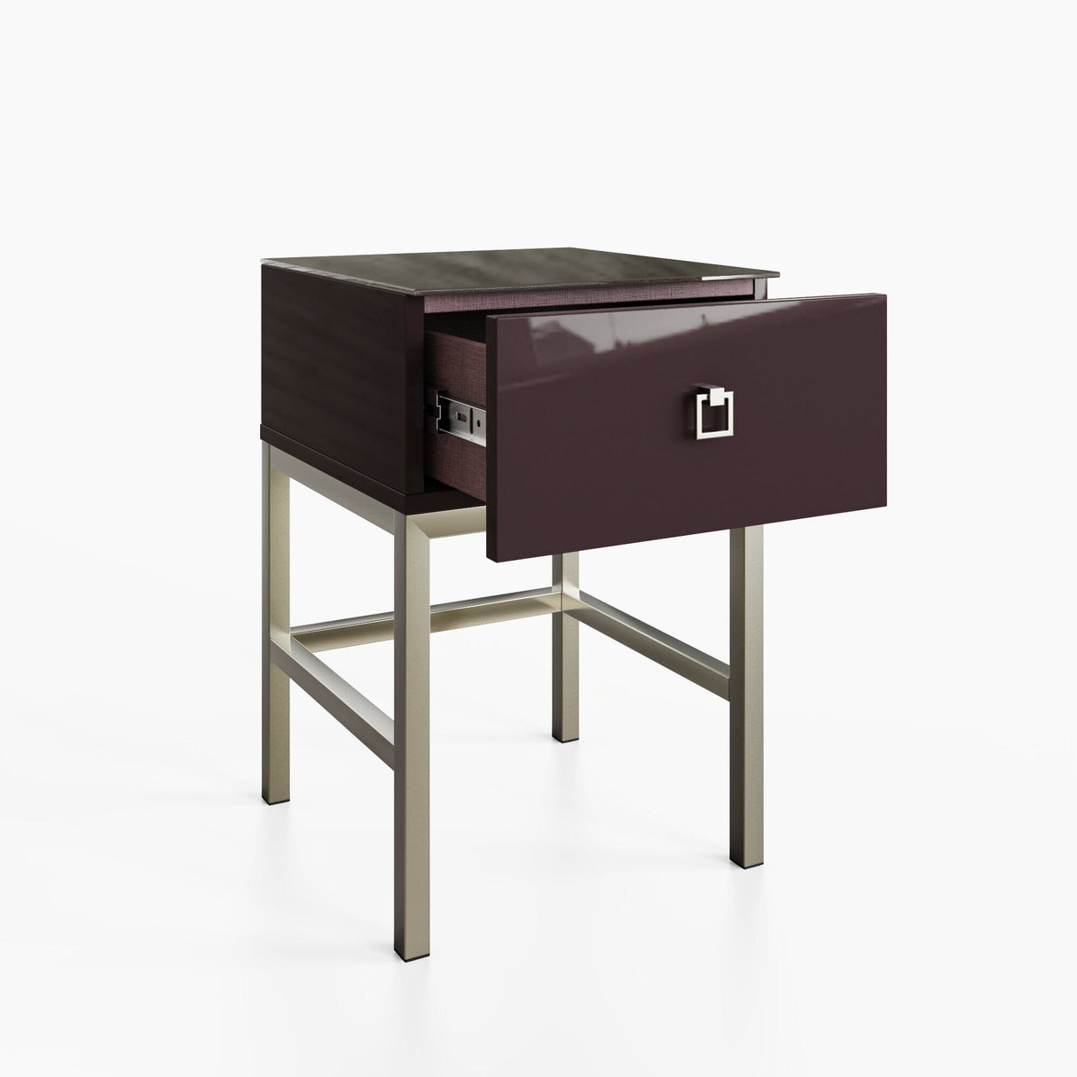 Frank Olsen LYRA Lamp Table Plum Black 900mm