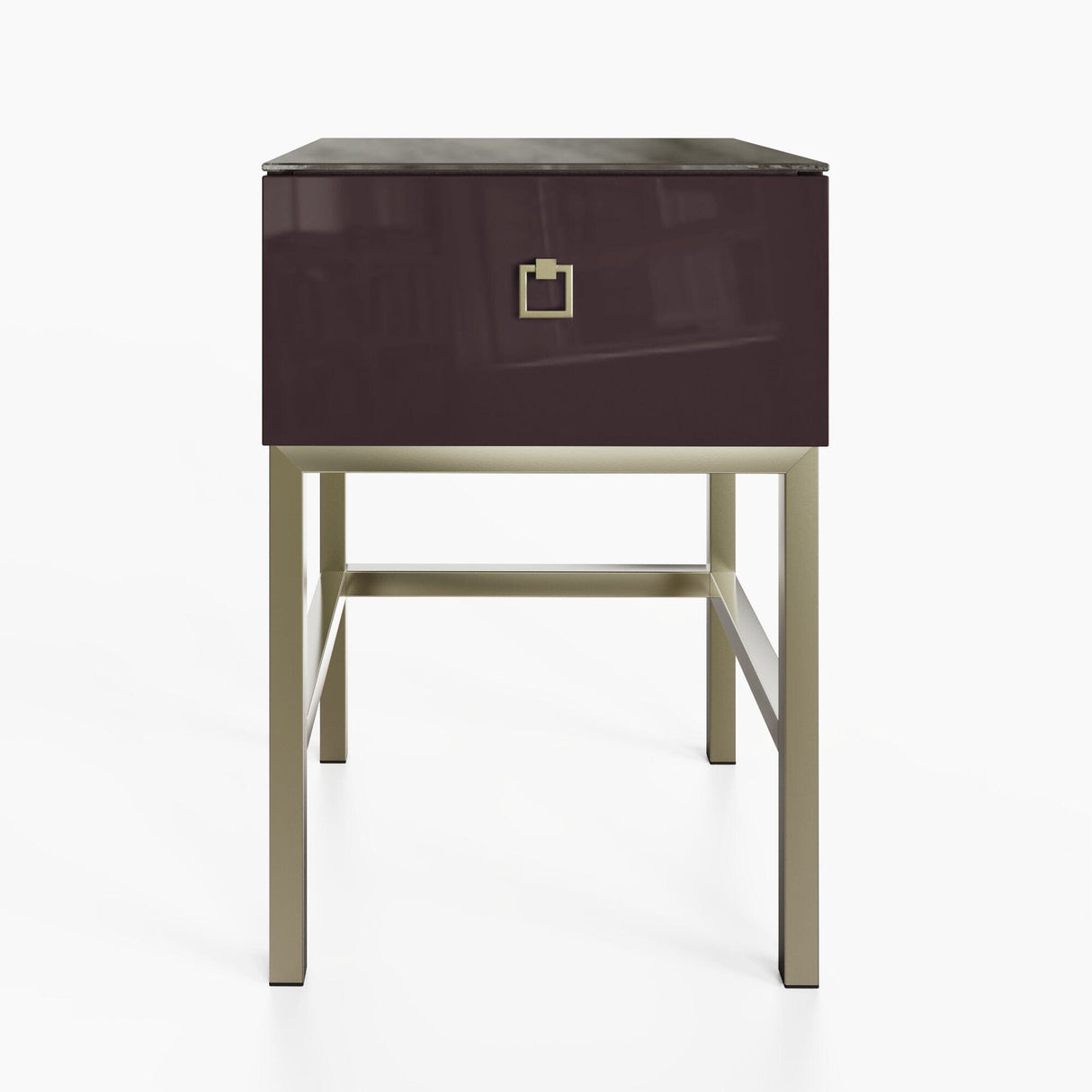 Frank Olsen LYRA Lamp Table Plum Black 900mm