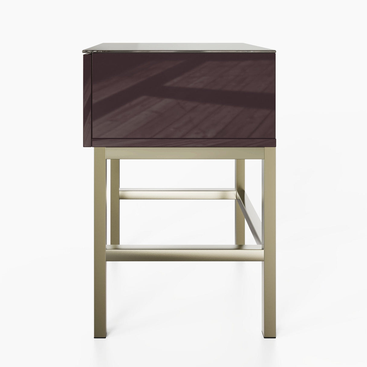 Frank Olsen LYRA Lamp Table Plum Black 900mm