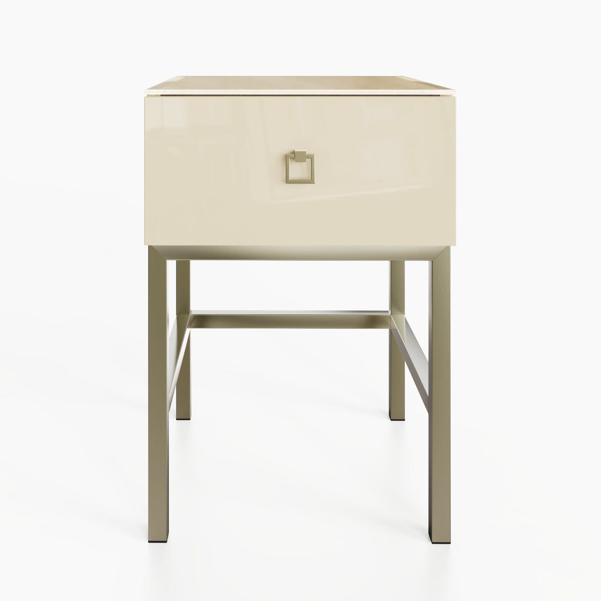 Frank Olsen LYRA Lamp Table Antique White 900mm