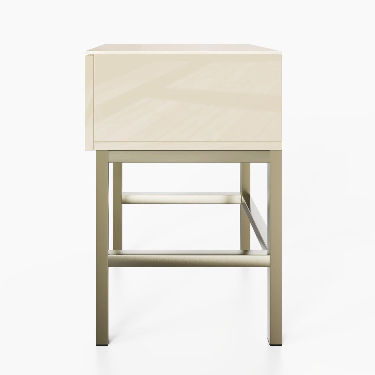 Frank Olsen LYRA Lamp Table Antique White 900mm