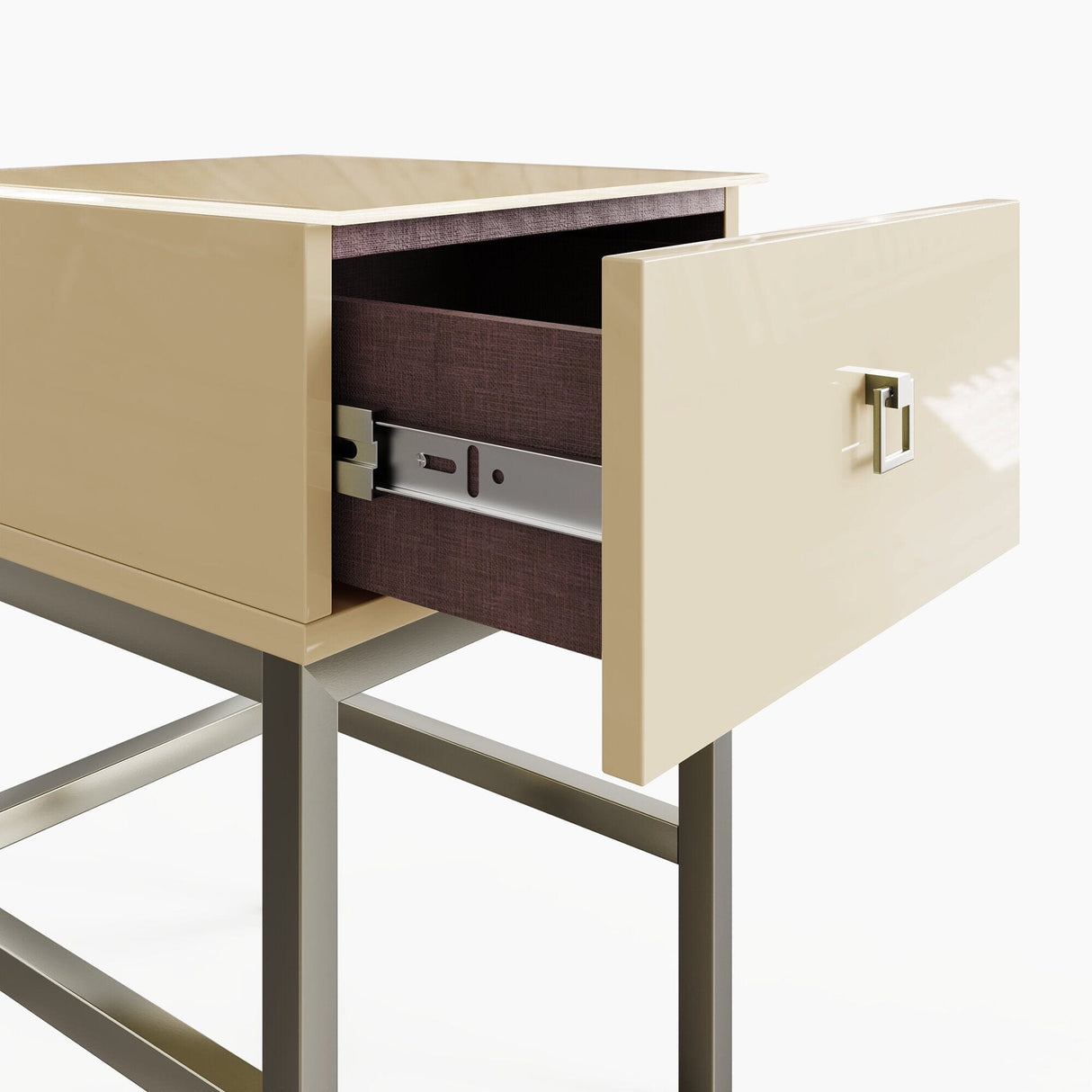 Frank Olsen LYRA Lamp Table Antique White 900mm