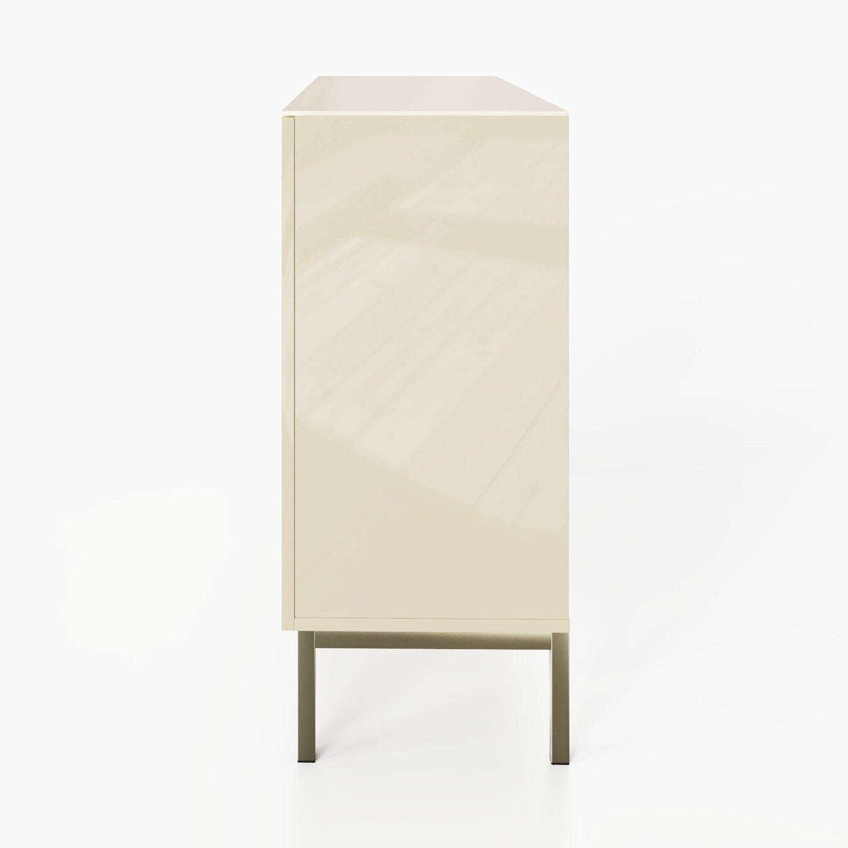 Frank Olsen Lyra Antique White Tall Sideboard with Mood Lighting