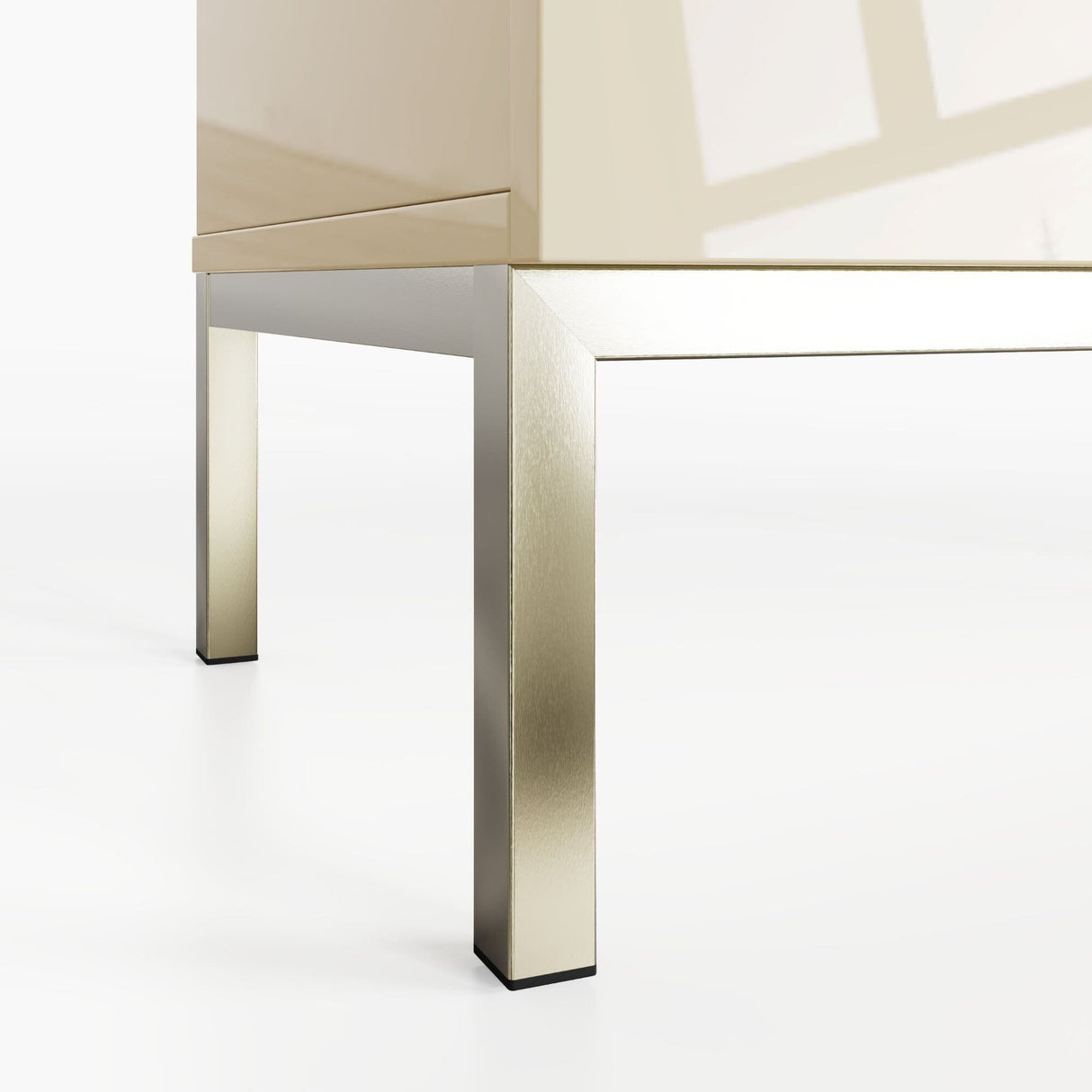 Frank Olsen Lyra Antique White TV Stand for Screens up to 70 inch