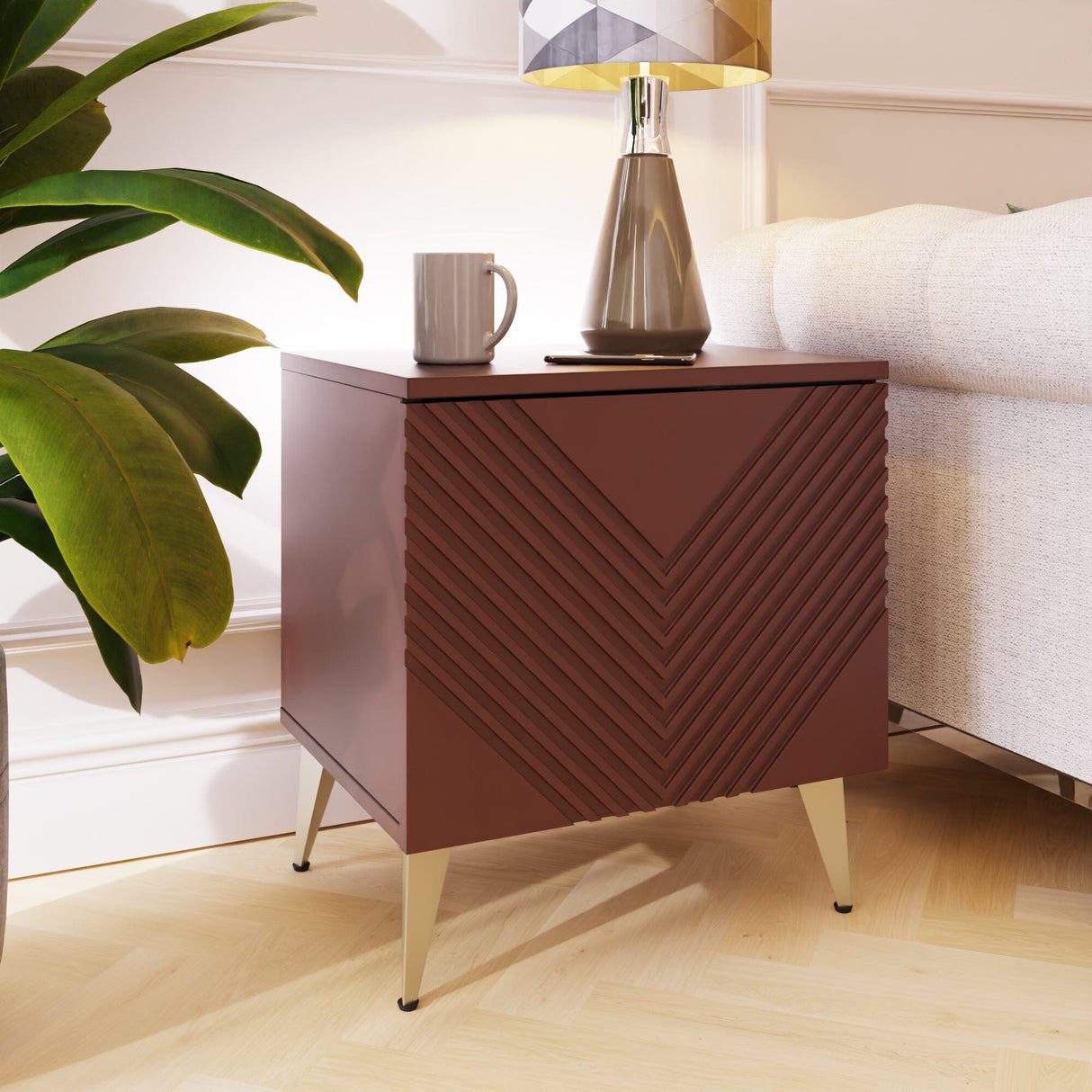 Frank Olsen Mulberry AVA Lamp Table with Mood Lighting