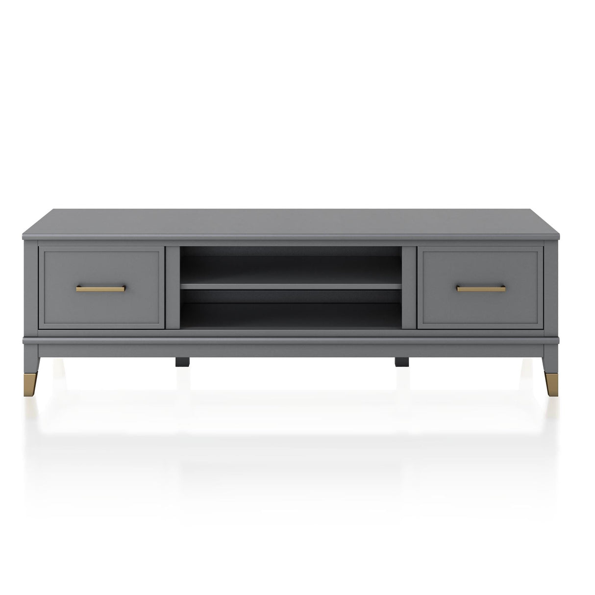 CosmoLiving Westerleigh TV Stand for TVs up to 65" Graphite Grey