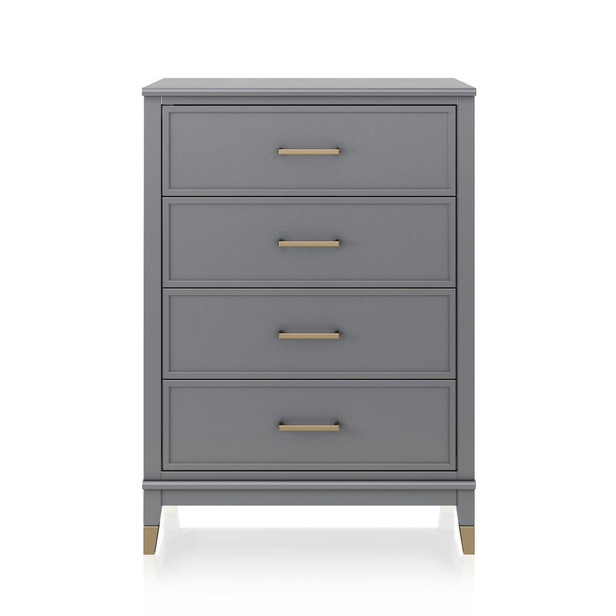 CosmoLiving Westerleigh 4 Drawer Dresser Graphite Grey