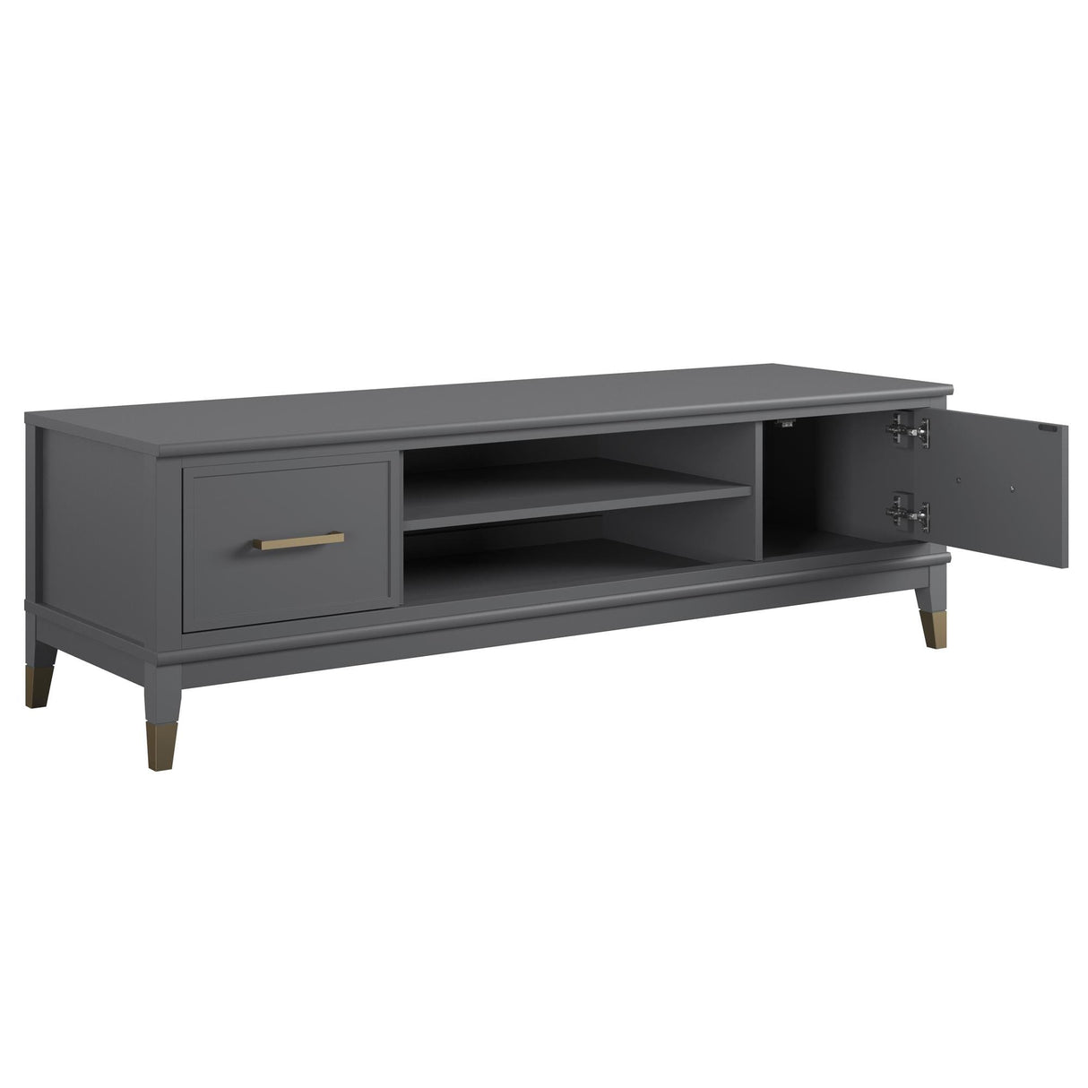 CosmoLiving Westerleigh TV Stand for TVs up to 65" Black/Gold
