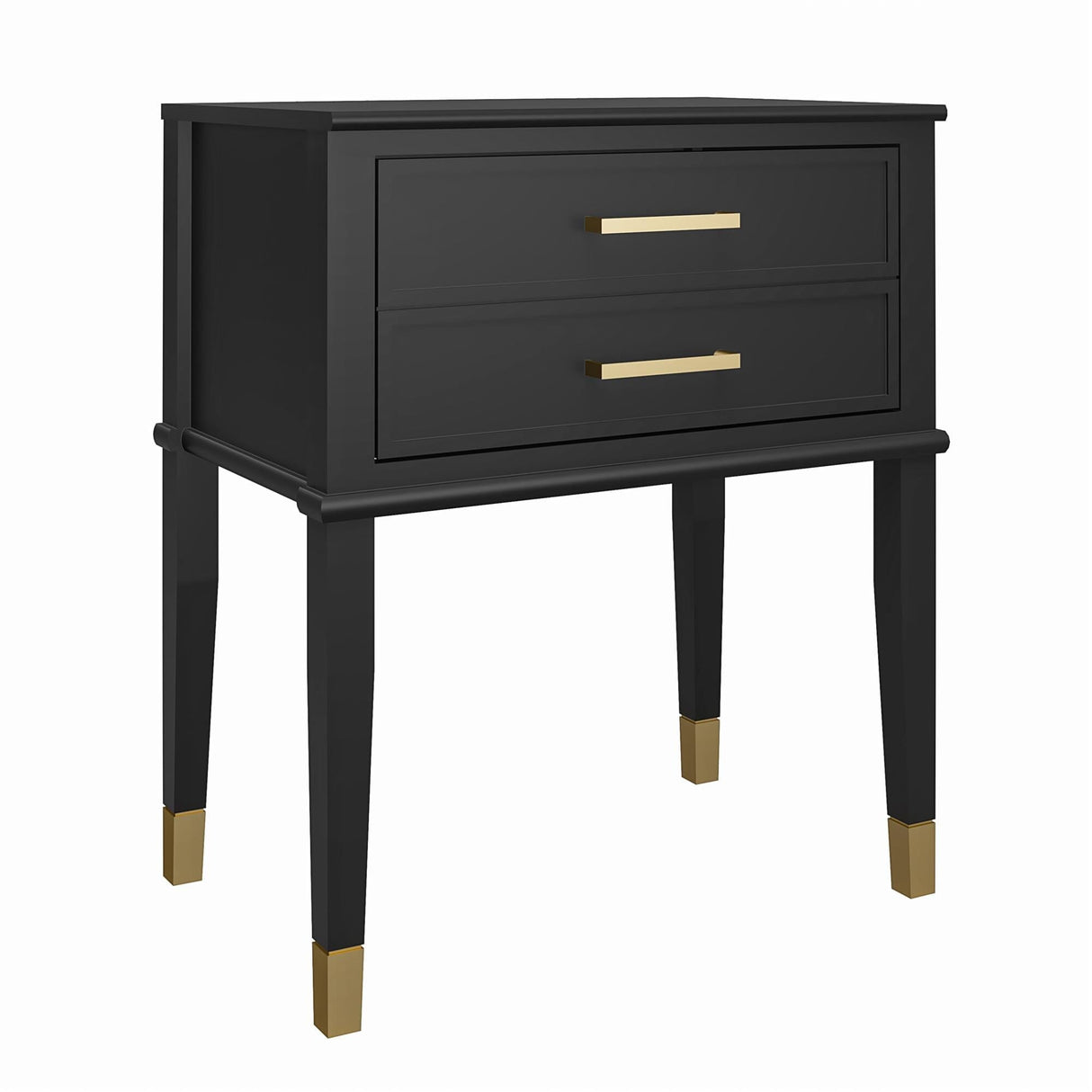 CosmoLiving Westerleigh End Table Black/Gold