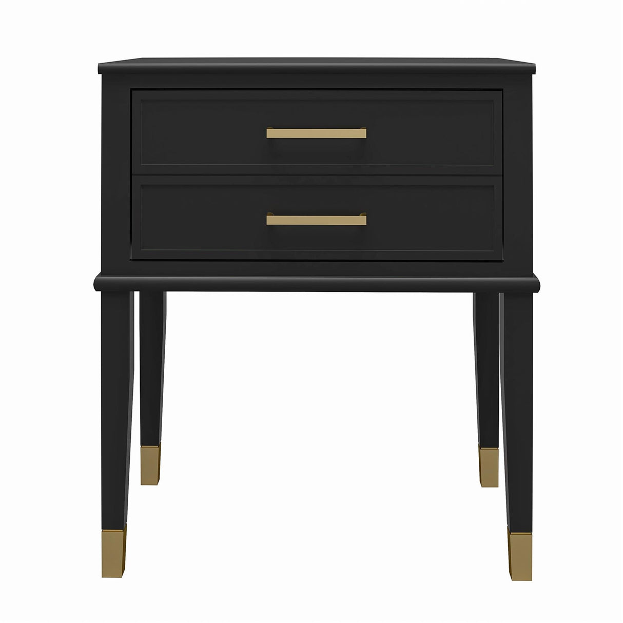 CosmoLiving Westerleigh End Table Black/Gold