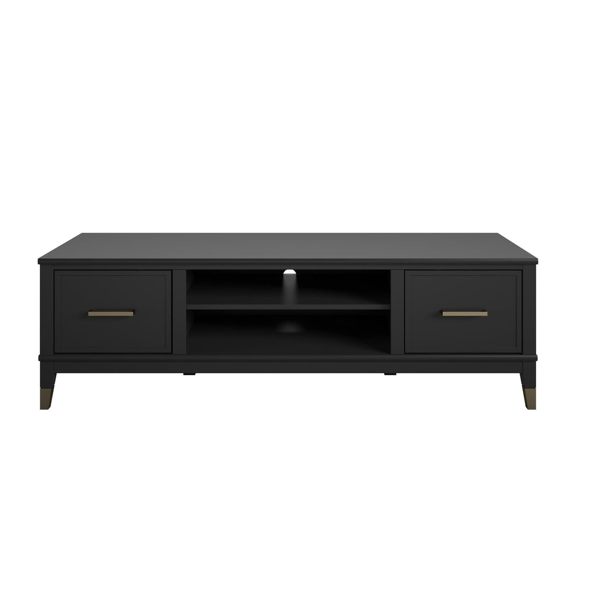 CosmoLiving Westerleigh TV Stand for TVs up to 65" Black/Gold