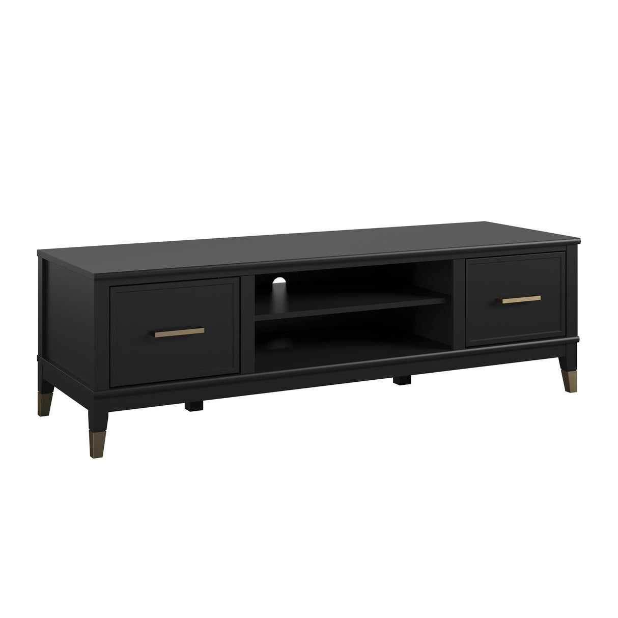CosmoLiving Westerleigh TV Stand for TVs up to 65" Black/Gold