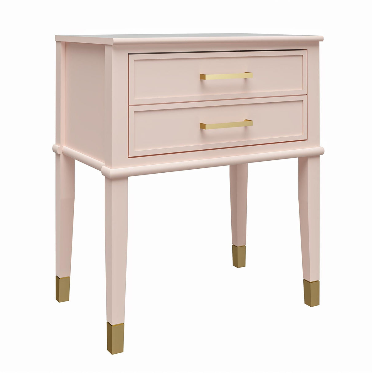 CosmoLiving Westerleigh End Table Pink/Gold
