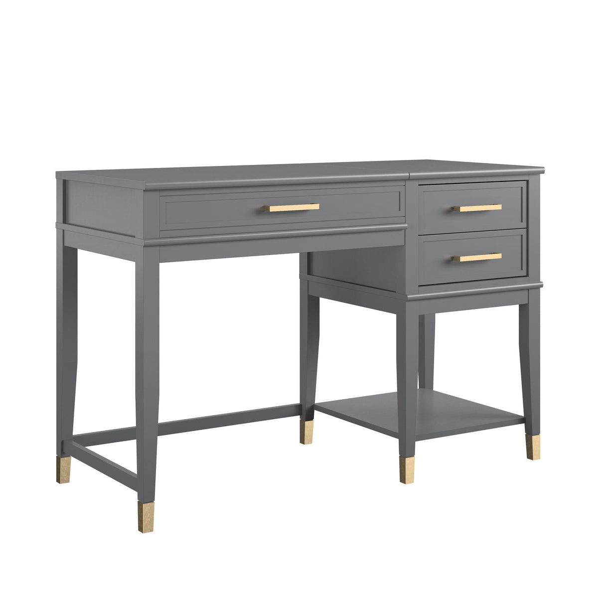 CosmoLiving WESTERLEIGH LIFT-TOP DESK GRAPHITE