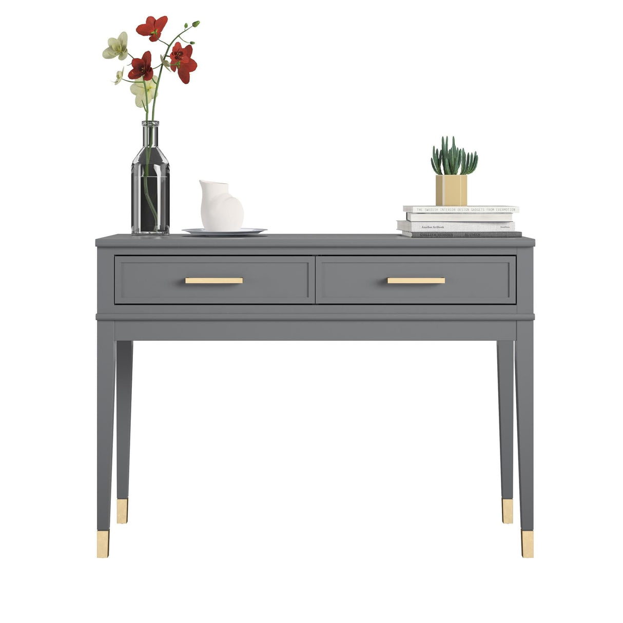 CosmoLiving WESTERLEIGH CONSOLE TABLE GRAPHITE
