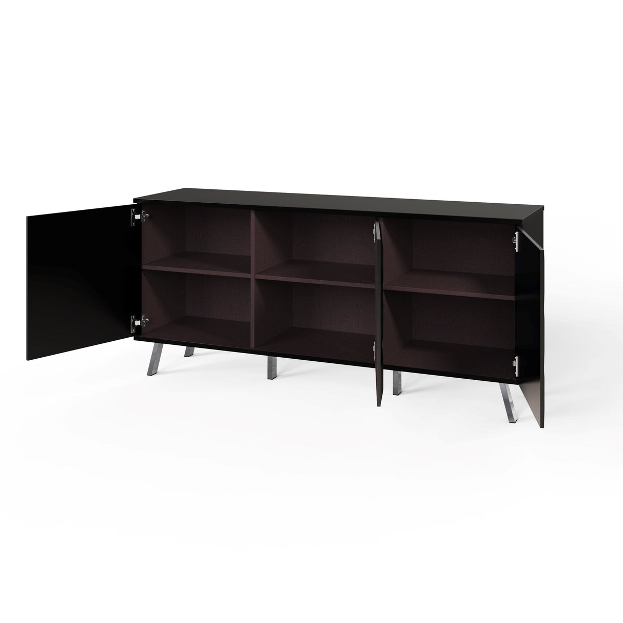Frank Olsen Elevate Black Sideboard with Mood Lighting