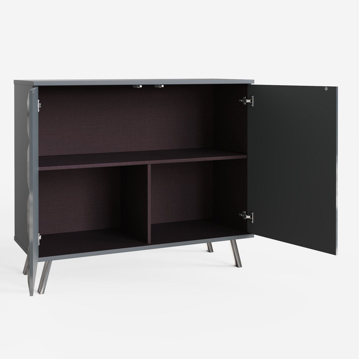 Frank Olsen Elevate Grey Small Sideboard with Mood Lighting
