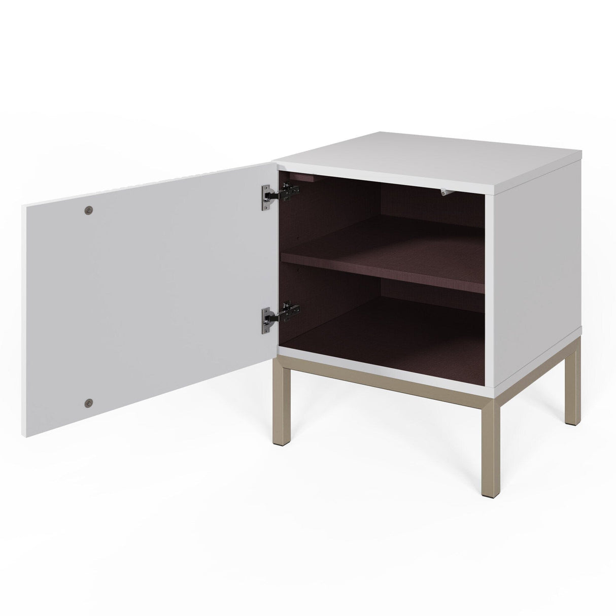 Frank Olsen Iona White Lamp Table with Mood Lighting