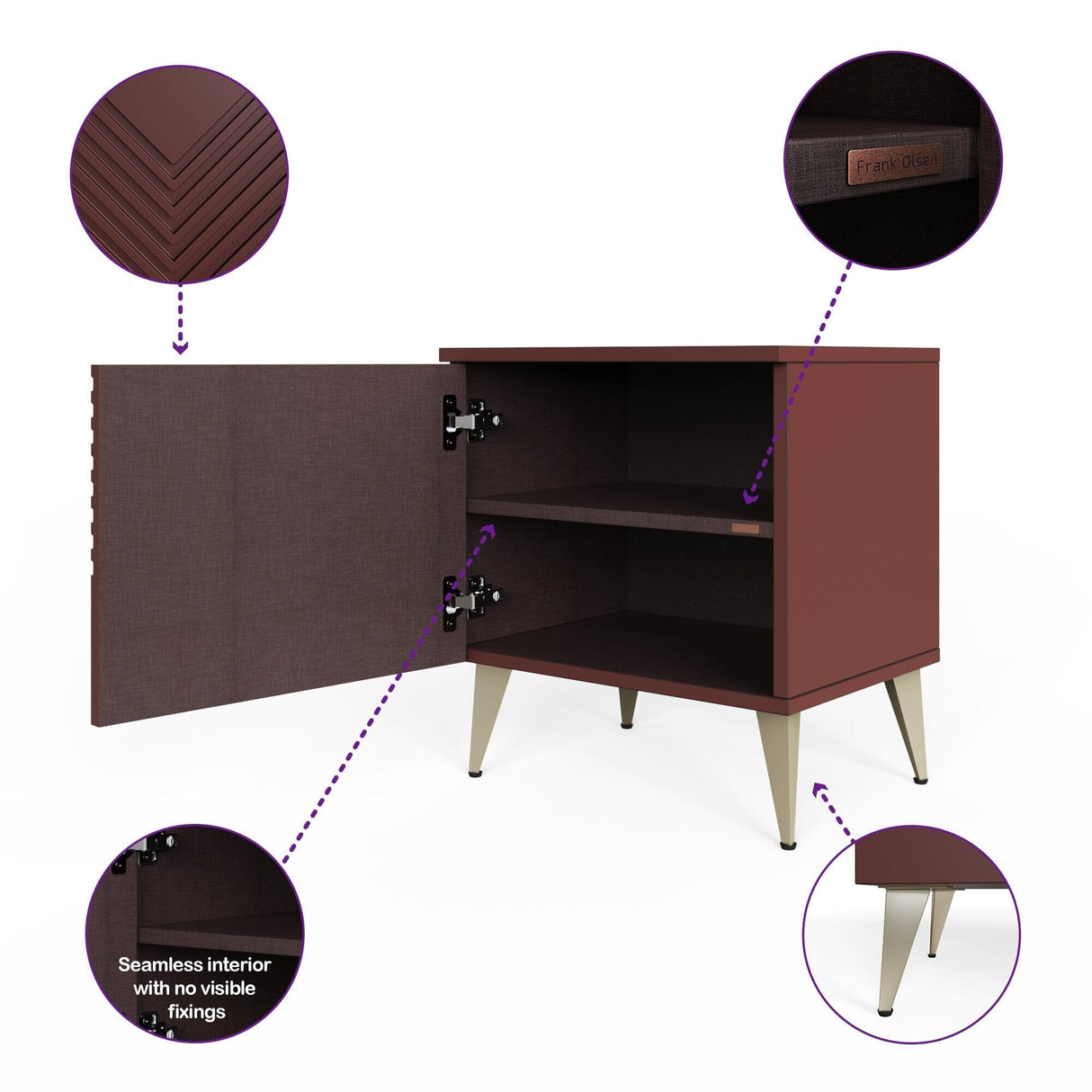 Frank Olsen Mulberry AVA Lamp Table with Mood Lighting