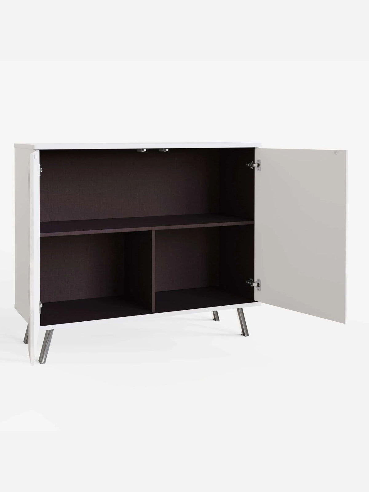 Frank Olsen Elevate White Small Sideboard with Mood Lighting