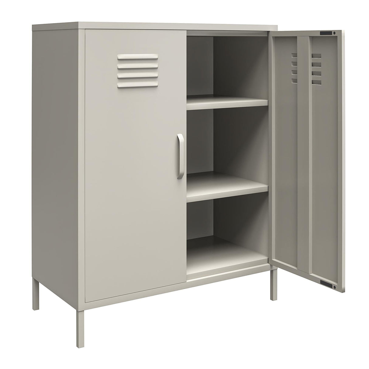 Dorel Home Bradford 2 Door Metal Storage Cabinet