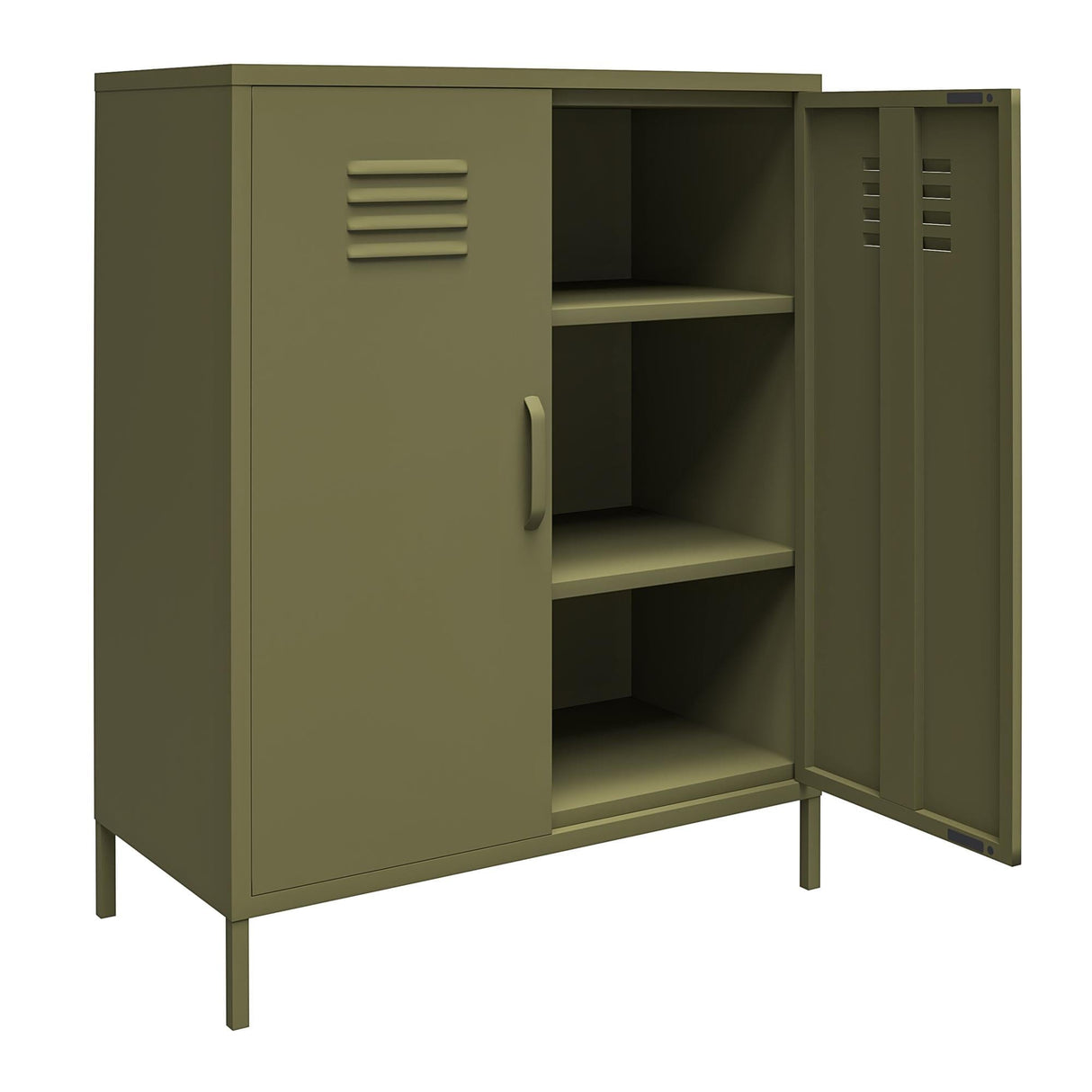 Dorel Home Bradford 2 Door Metal Storage Cabinet
