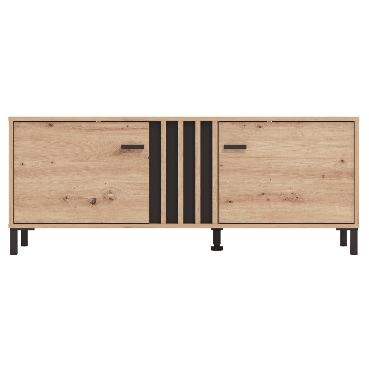 LAVAL TV shelf 131 in Artisan Oak and Black