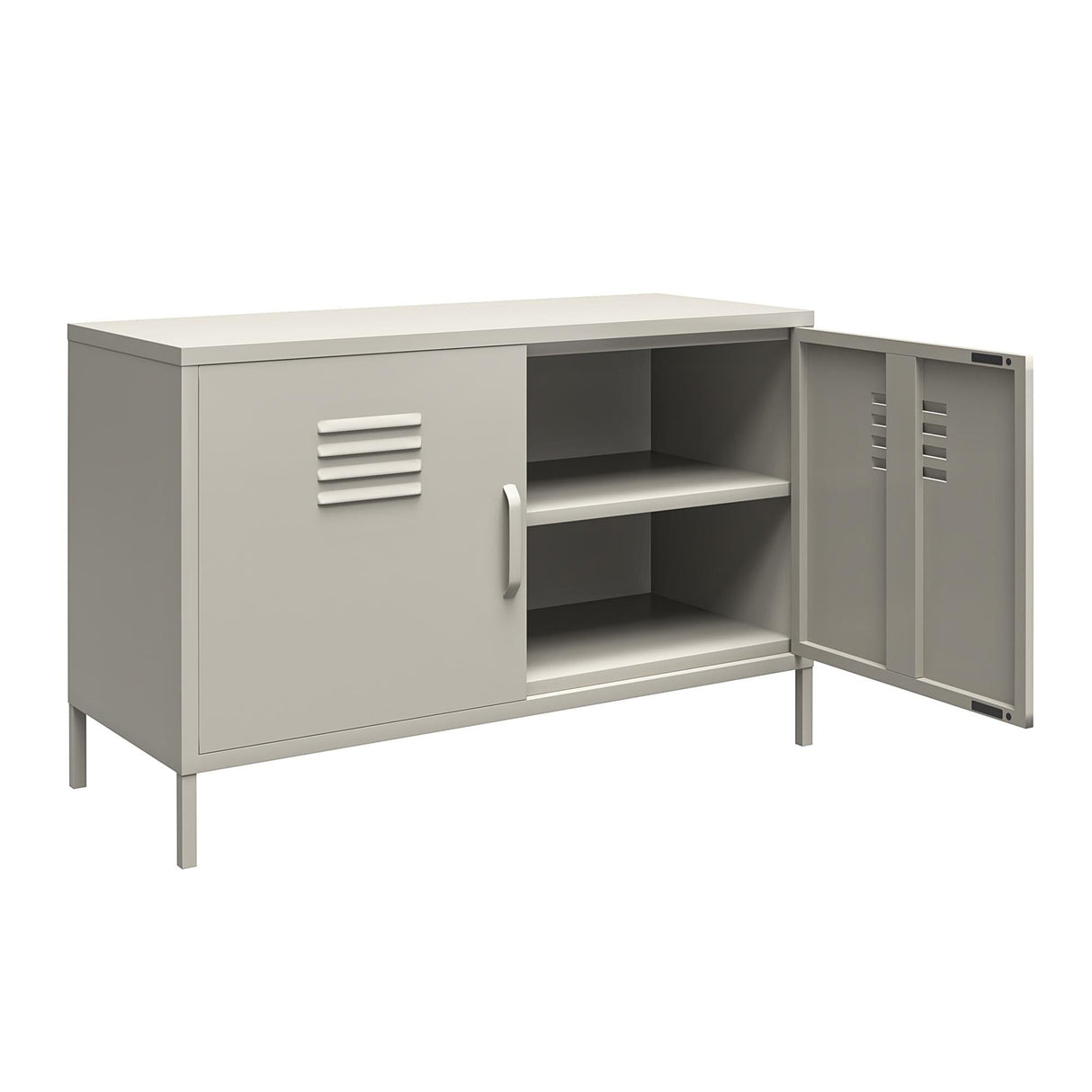Dorel Home Bradford 2 Door Metal Accent Cabinet
