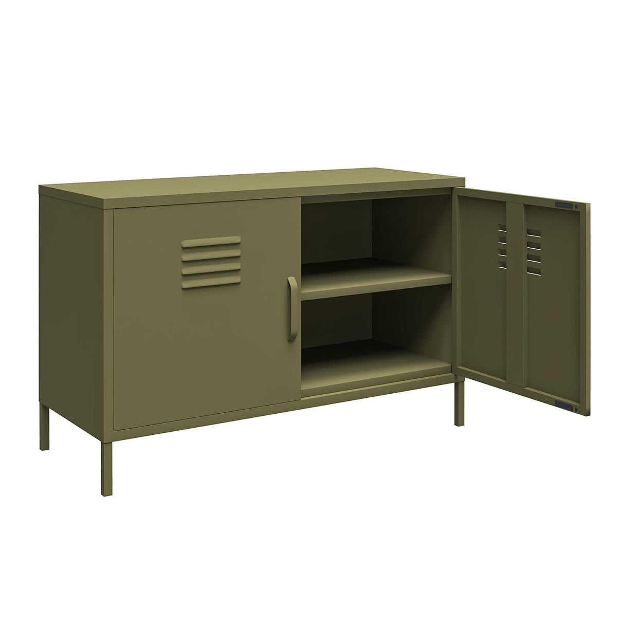 Dorel Home Bradford 2 Door Metal Accent Cabinet