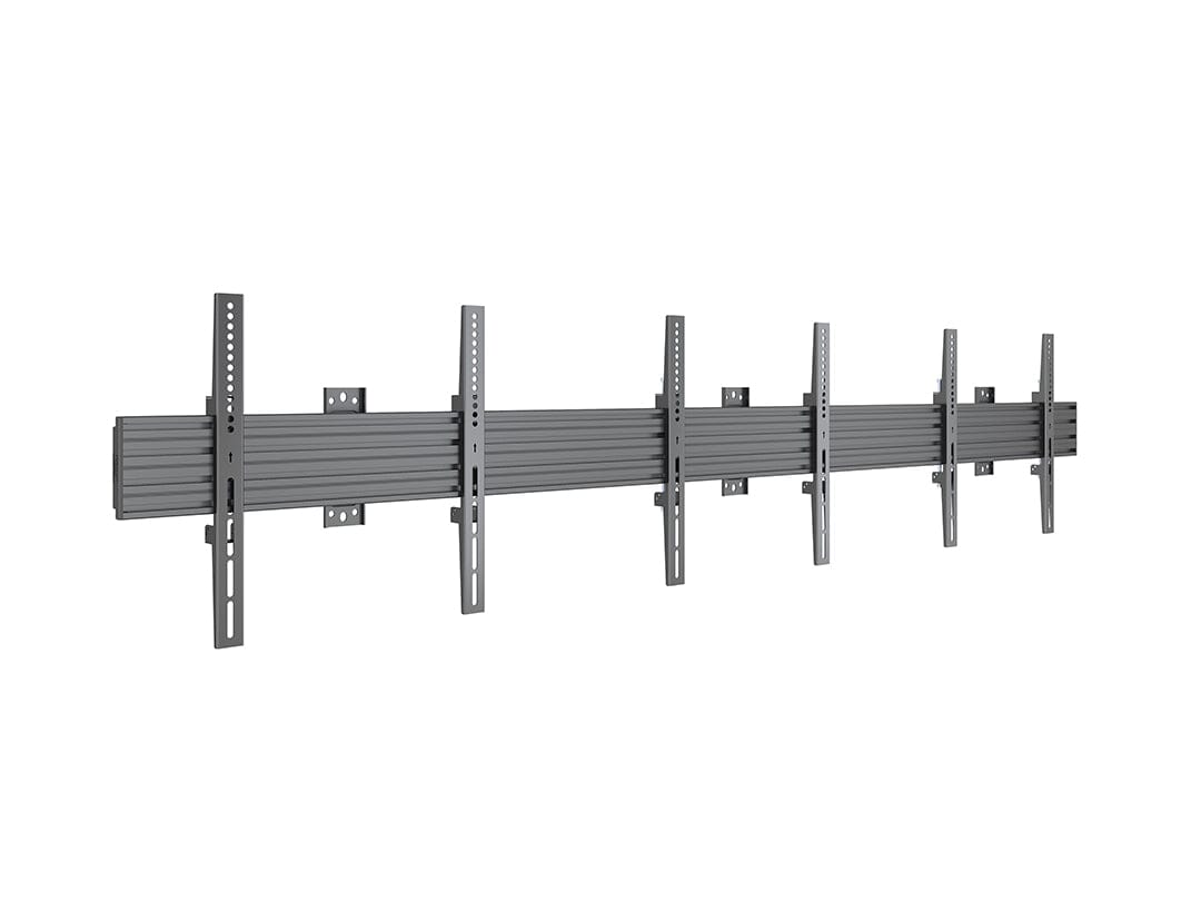 Multibrackets M Wallmount Pro MB4016 Fixed Black Triple Screen Wall Bracket