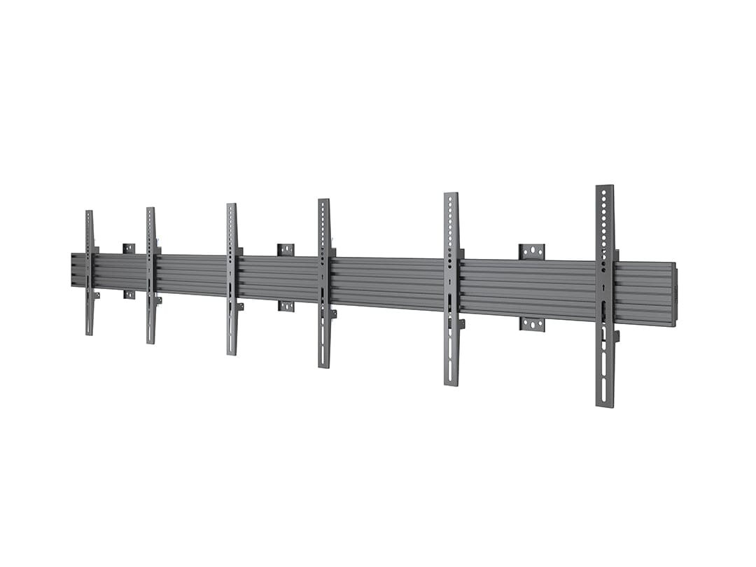 Multibrackets M Wallmount Pro MB4016 Fixed Black Triple Screen Wall Bracket