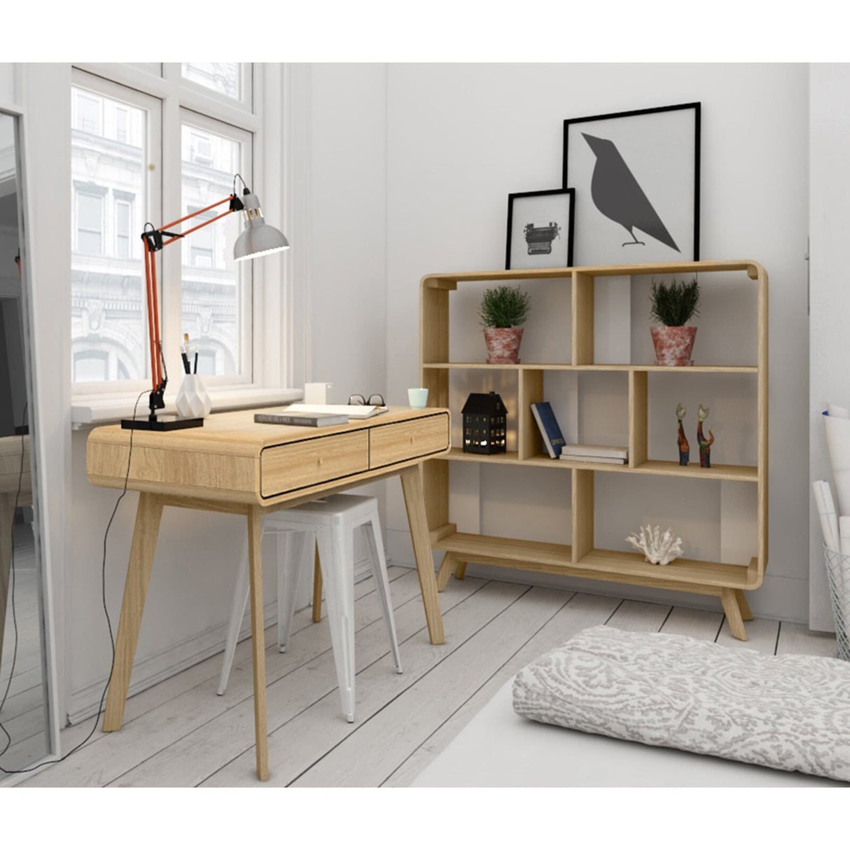 LOFT24 Cassie Display Unit Oak