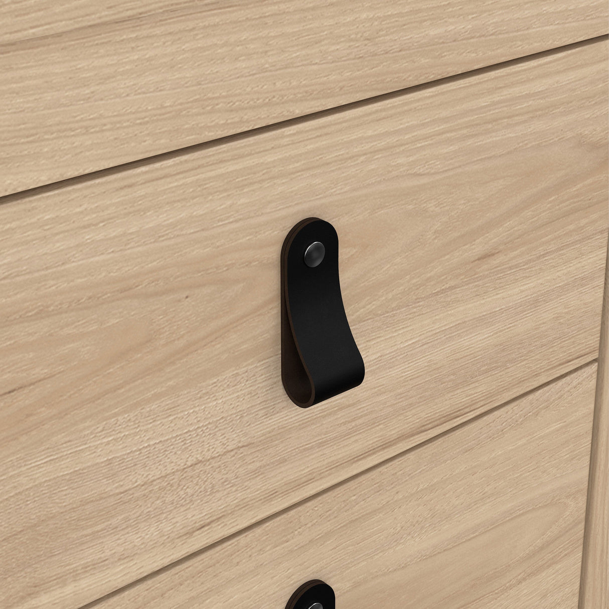 Furniture To Go Barcelona Bedside Table 2 Drawers in Jackson Hickory Oak