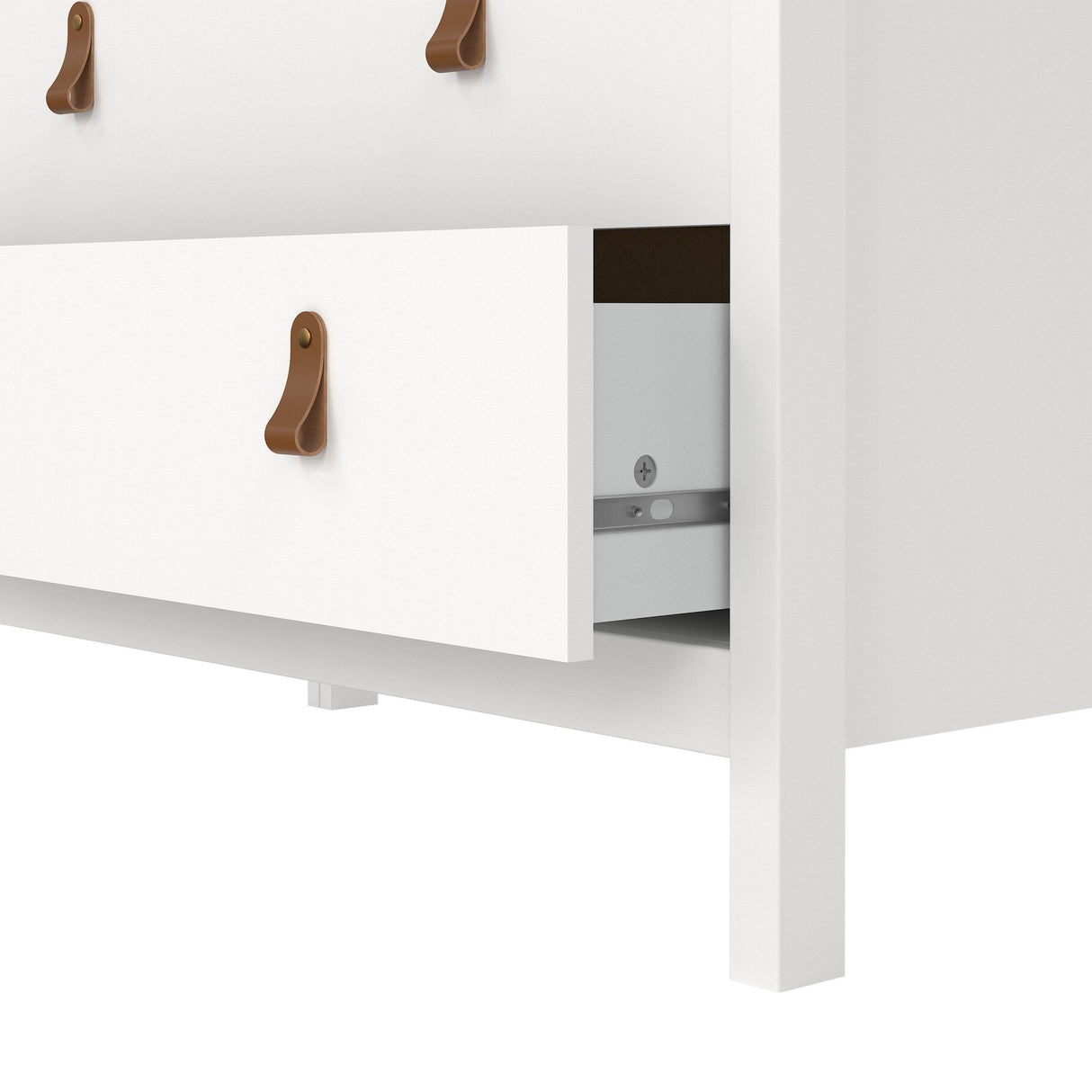 Furniture To Go Barcelona Chest 3 Drawers in White