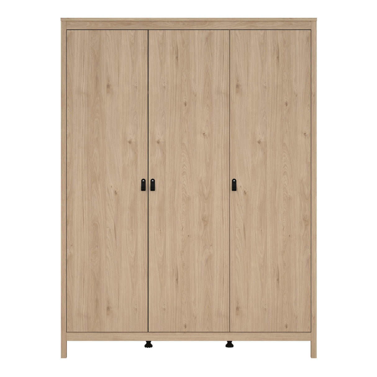 Furniture To Go Barcelona Wardrobe with 3 Doors in Jackson Hickory Oak