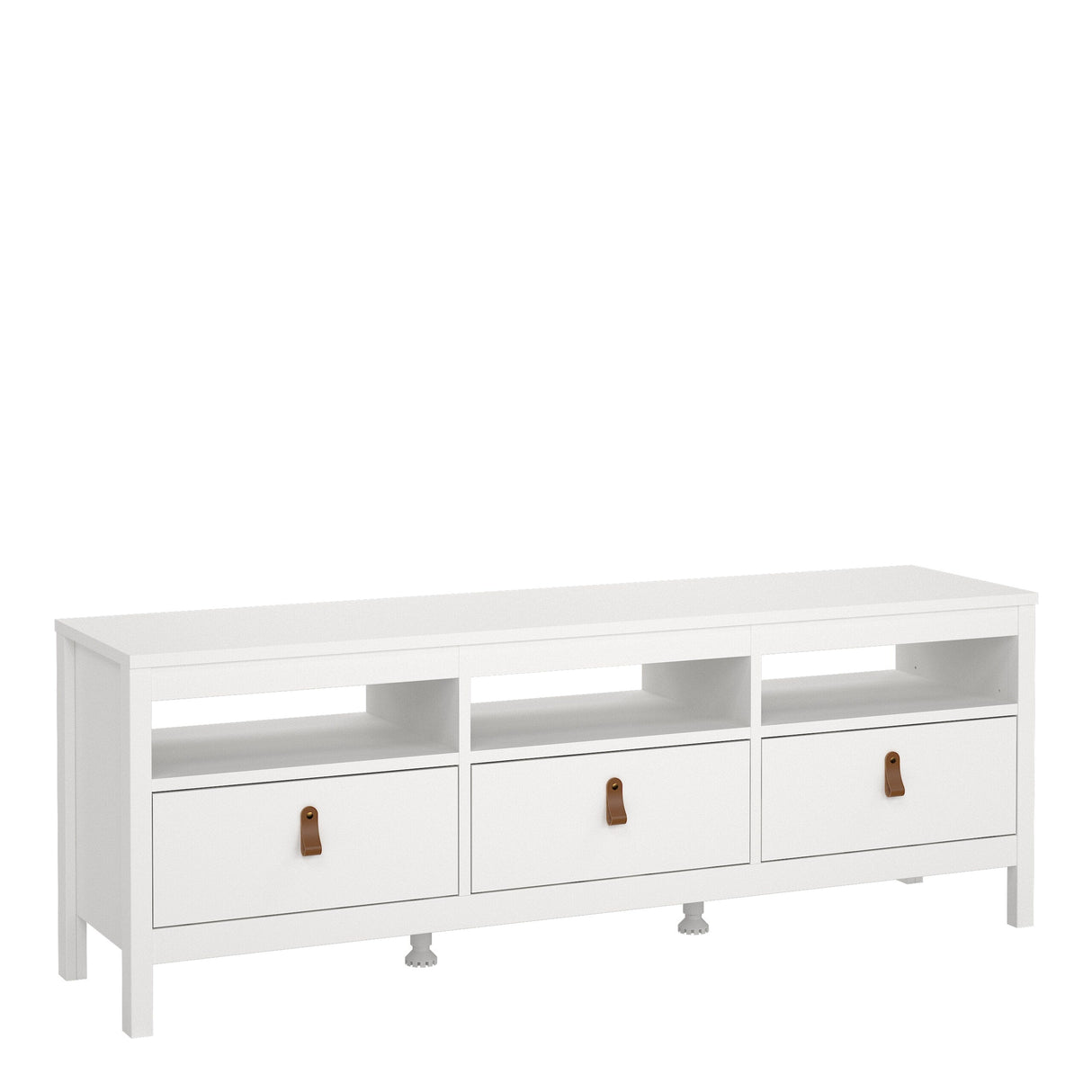Furniture To Go Barcelona Tv Unit 3 Drawers in White