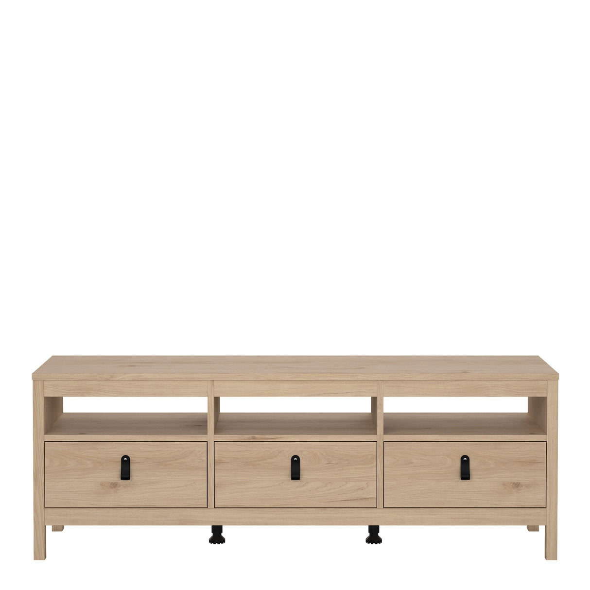 Furniture To Go Barcelona TV-Unit 3 Drawers in Jackson Hickory Oak