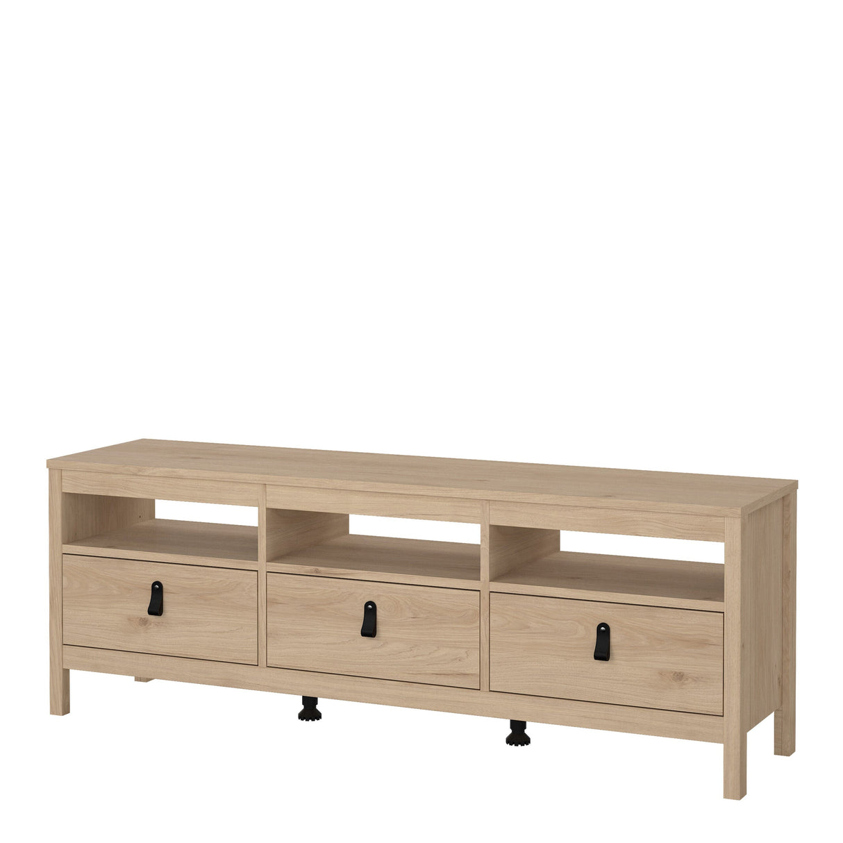 Furniture To Go Barcelona TV-Unit 3 Drawers in Jackson Hickory Oak