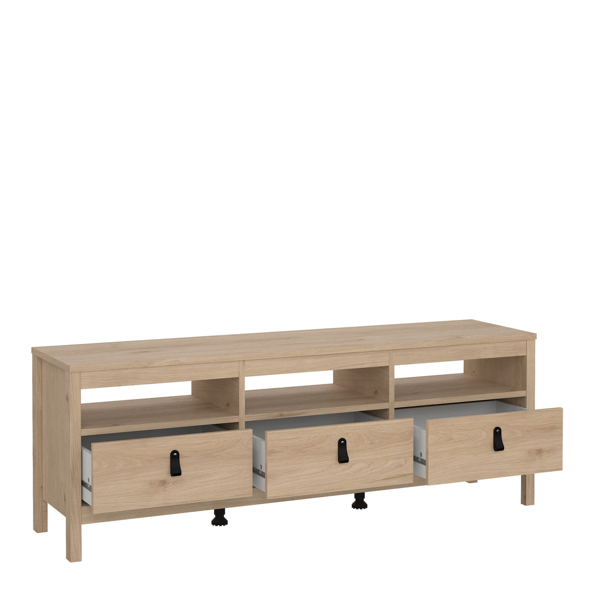 Furniture To Go Barcelona TV-Unit 3 Drawers in Jackson Hickory Oak