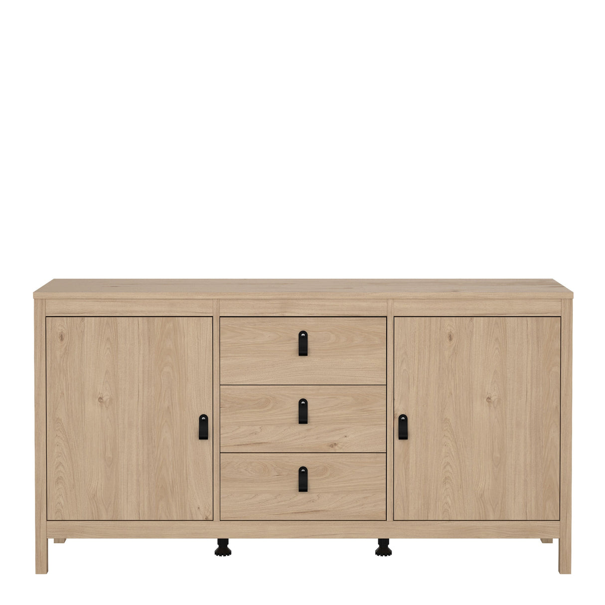 Furniture To Go Barcelona Sideboard 2 Doors + 3 Drawers in Jackson Hickory Oak