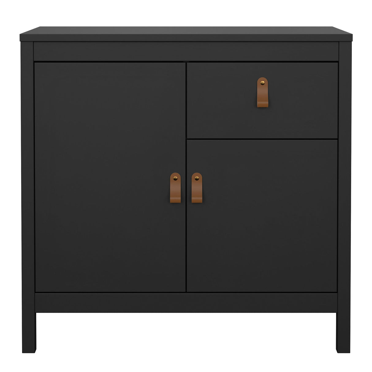 Furniture To Go Barcelona Sideboard 2 Doors 1 Drawer in Matt Black