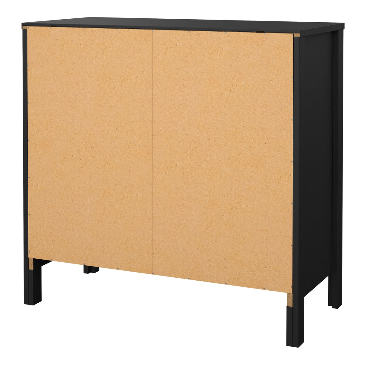 Furniture To Go Barcelona Sideboard 2 Doors 1 Drawer in Matt Black