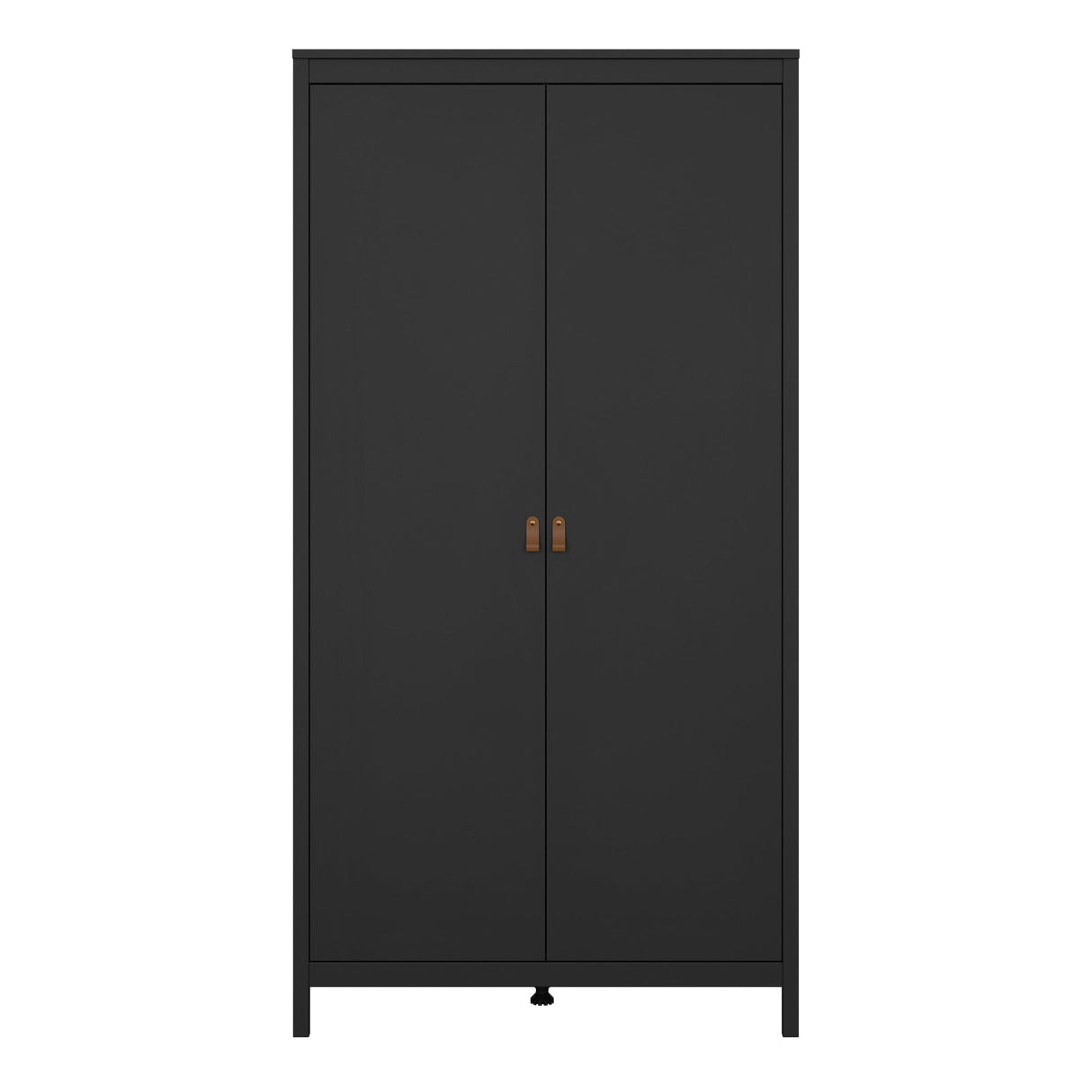 Furniture To Go Barcelona Wardrobe with 2 Doors in Matt Black