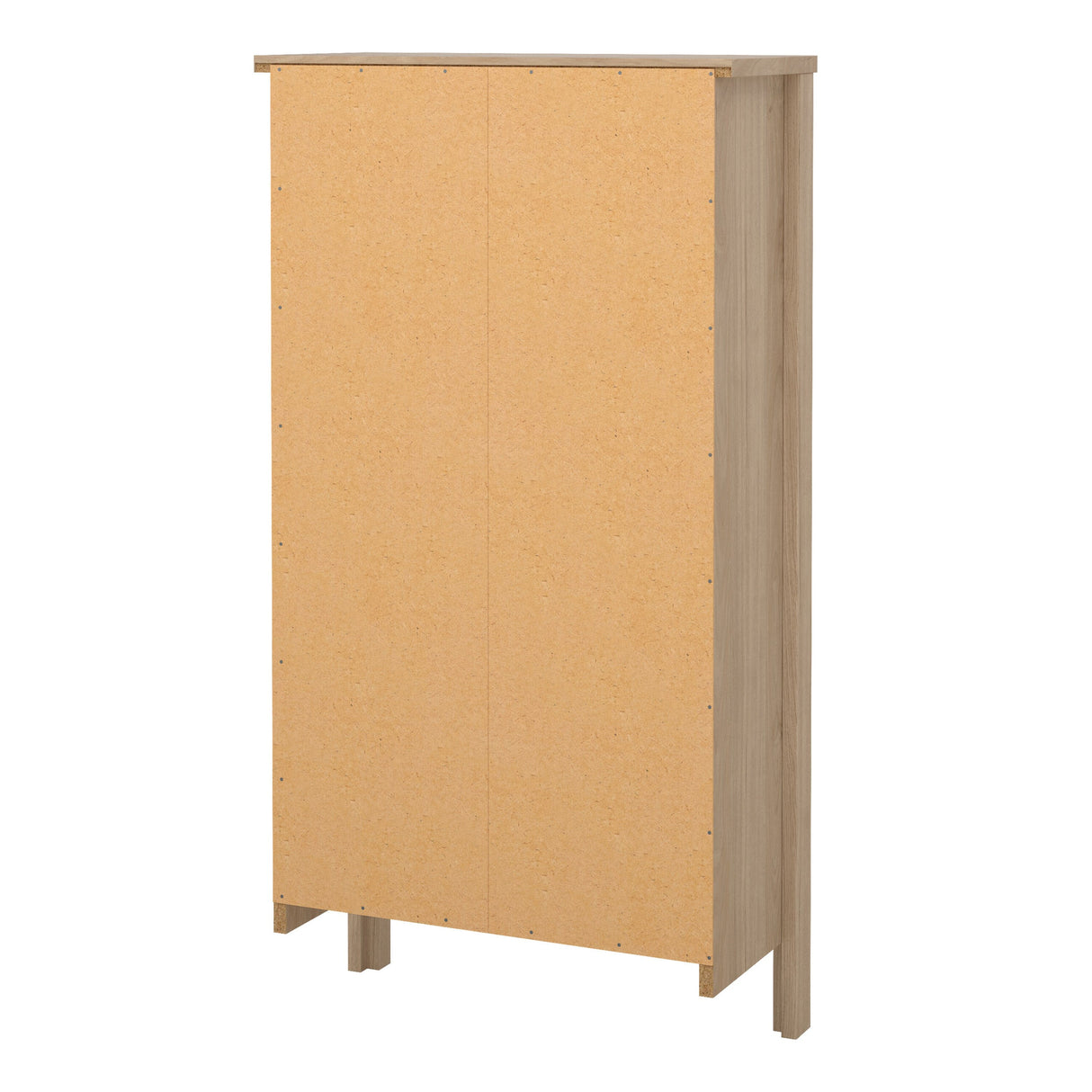 Furniture To Go Barcelona Shoe Cabinet 2 Flap Doors in Jackson Hickory Oak